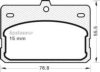 MGA 87 Brake Pad Set, disc brake